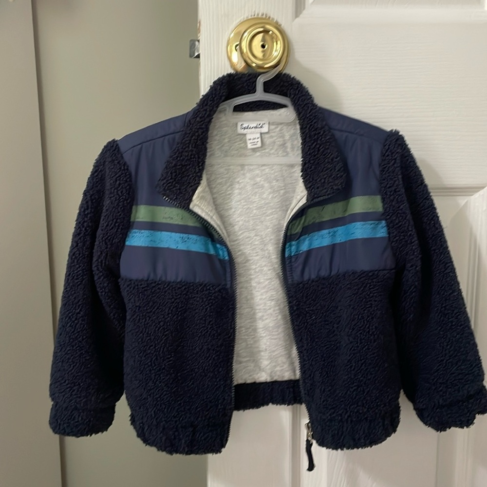 Fall/ Spring boy’s jacket, excellent condition, 18-24m, Splendit, Navy color